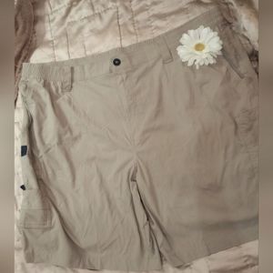 Magellan Fish Gear taupe Shorts water repellent new without tags 2XL